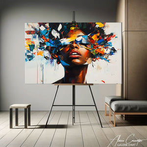 Toile Femme Africaine
