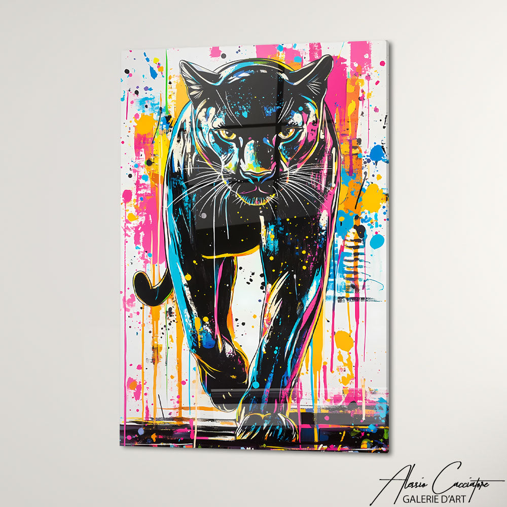 Cadre Panthere Noir