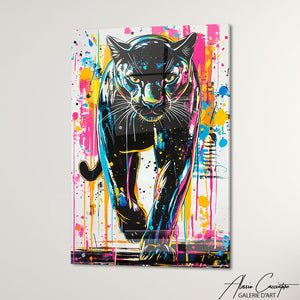 Cadre Panthere Noir