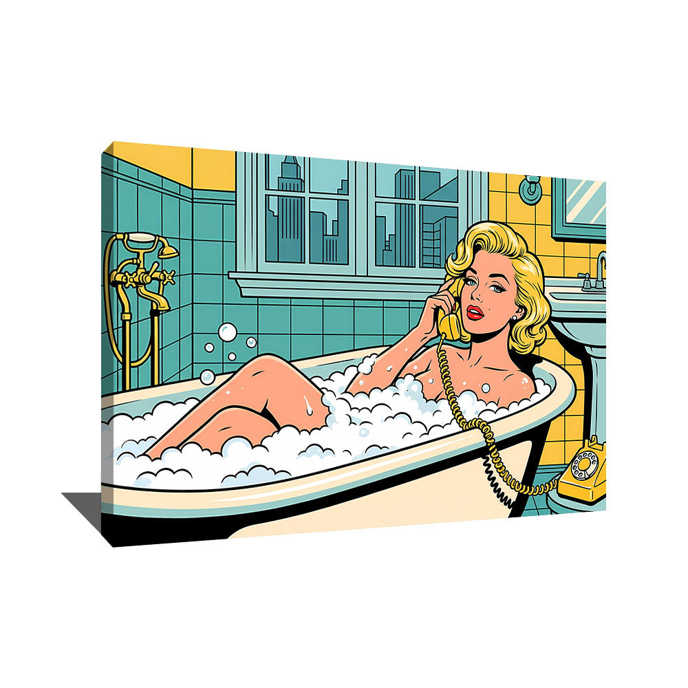 Tableau Pop Art Salle De Bain