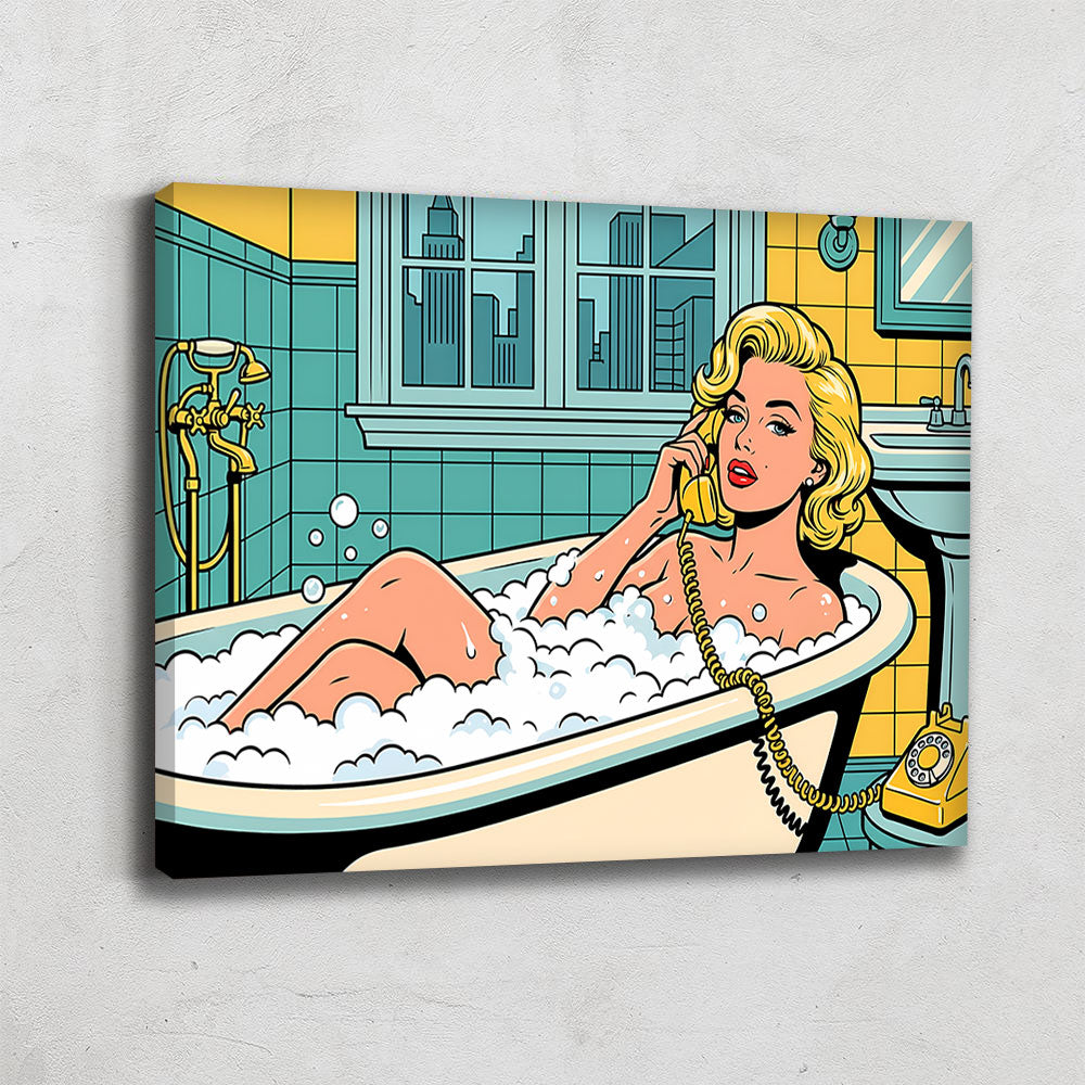 Tableau Pop Art Salle De Bain