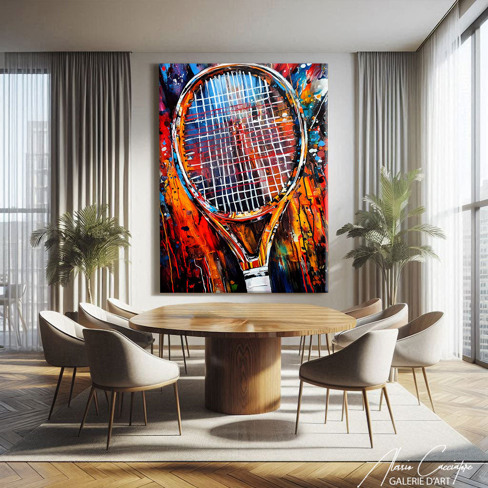 TABLEAU RAQUETTE DE TENNIS