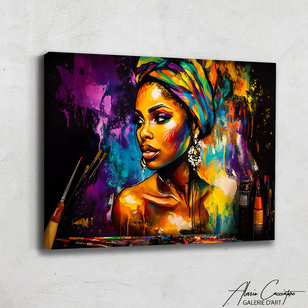 Toile Femme Africaine