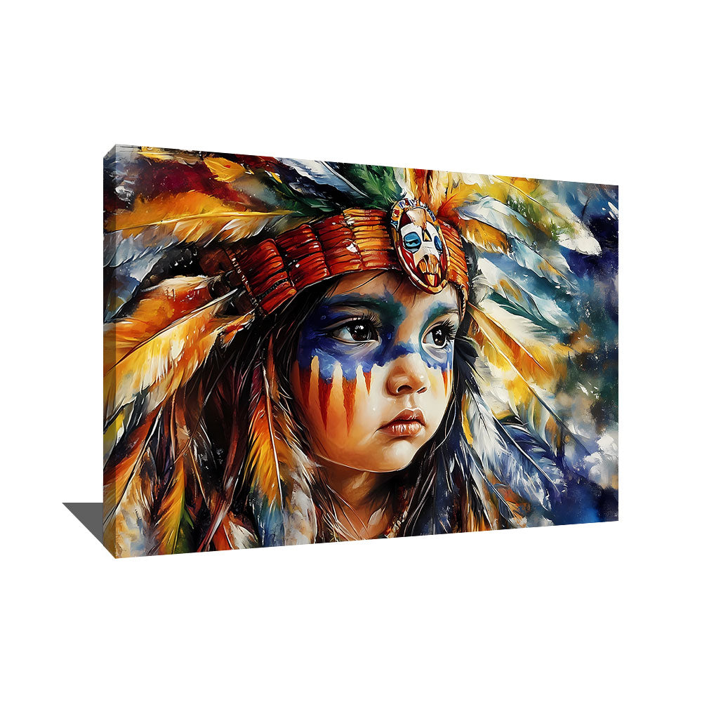 TABLEAU INDIEN CONTEMPORAIN