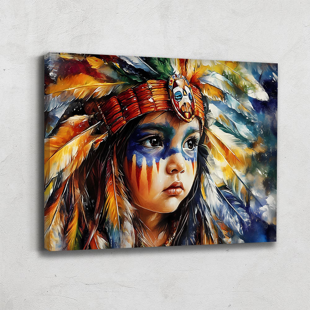 TABLEAU INDIEN CONTEMPORAIN