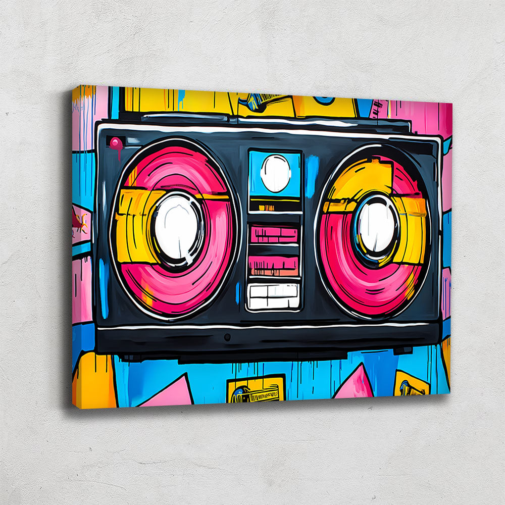 TABLEAU RADIO POP ART