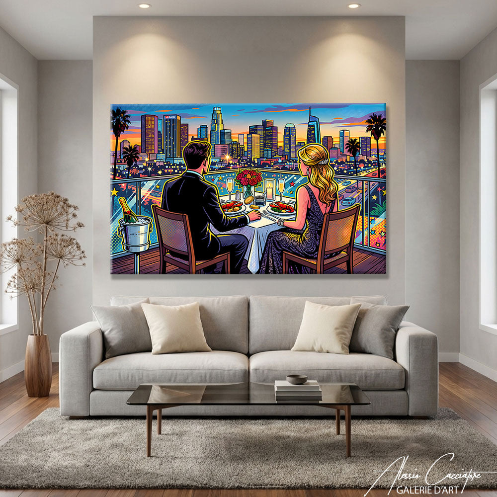 Peinture Ville Pop Art