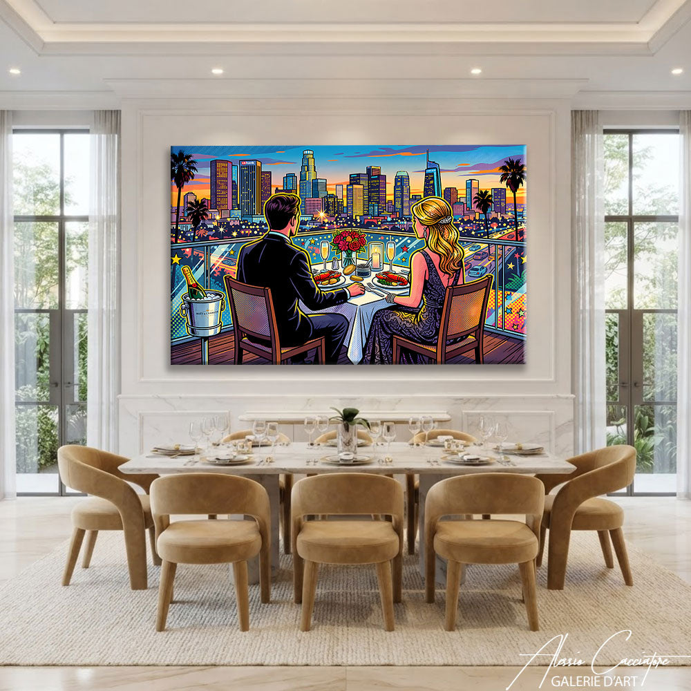 Affiche Ville Pop Art