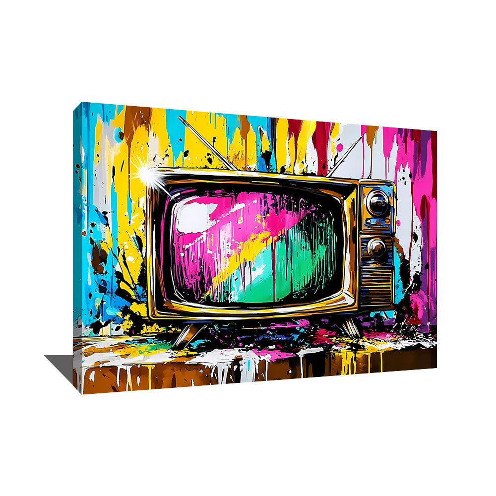 TABLEAU TÉLÉVISION POP ART