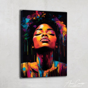 Tableau Femme Africaine sur Toile