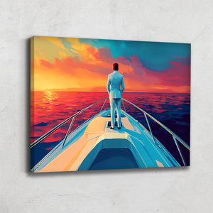 Tableau Bateau Contemporain