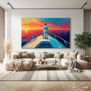 Peinture Bateau Contemporain