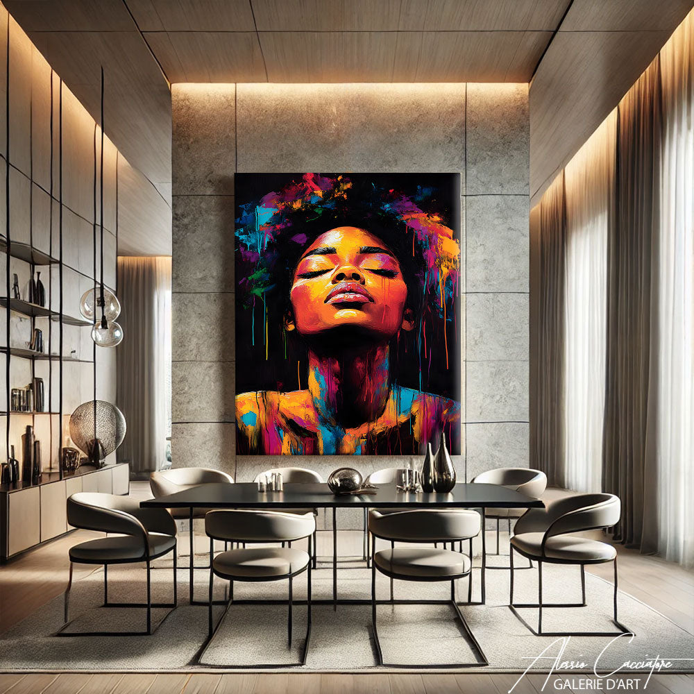 Art Africain Peinture Femme
