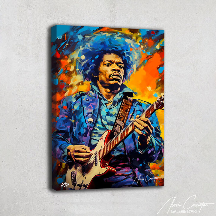 Peinture Jimi Hendrix