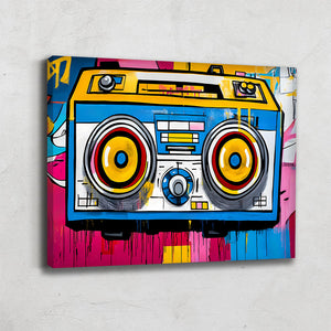 TABLEAU STREET ART MUSIQUE
