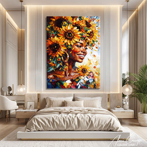 Toile Femme Tournesol