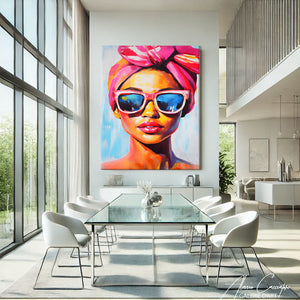 Tableau Afrique Couleur