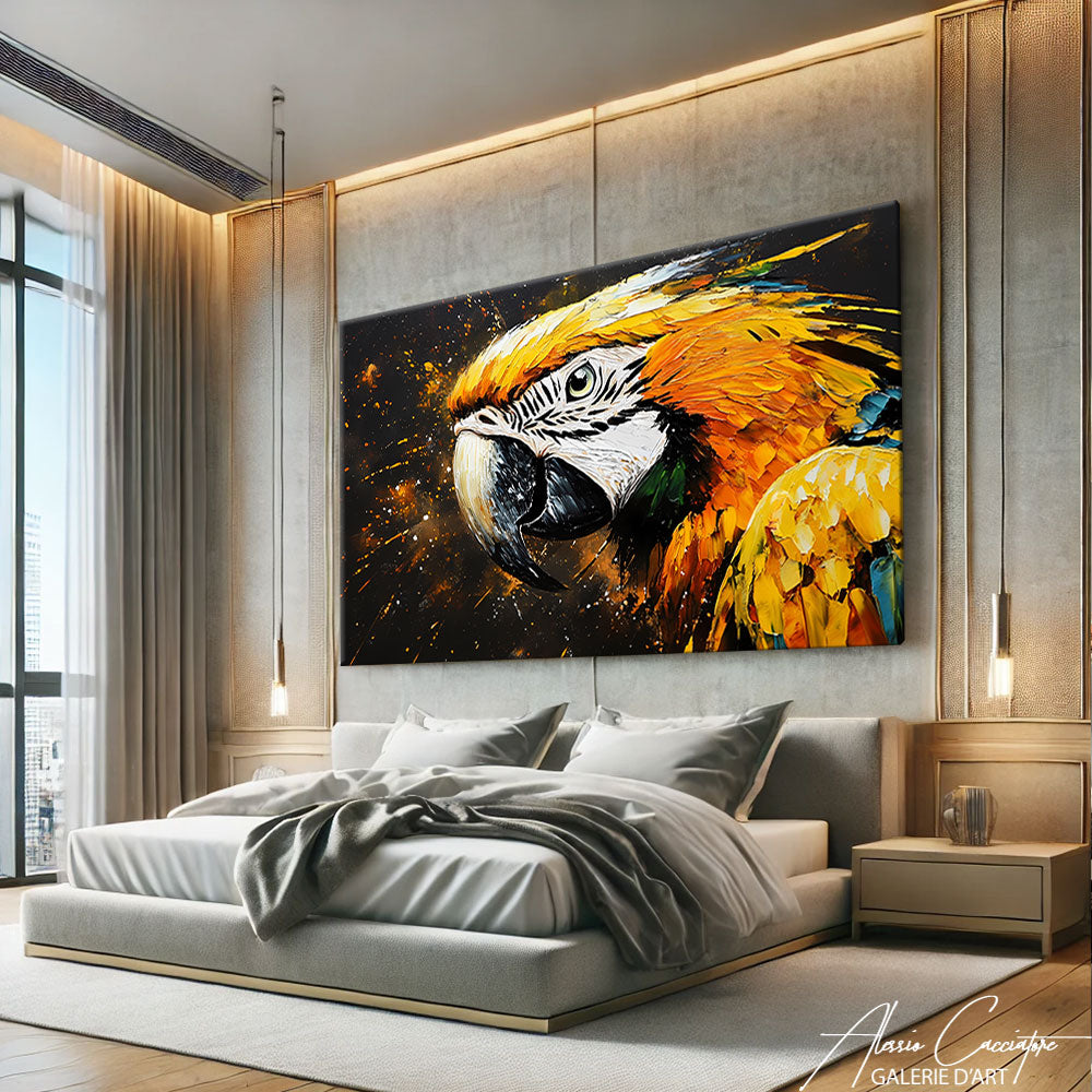 tableau oiseau