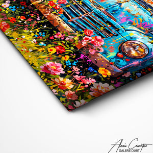 Art Mural Voiture Colore