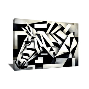 Tableau Géométrique Noir Et Blanc