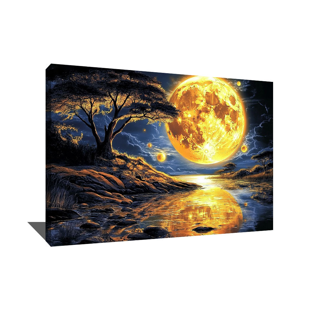 TABLEAU LUNE NOCTURNE
