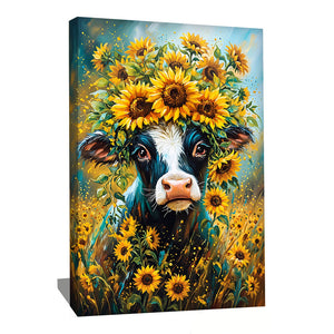 Tableau Peinture Vache