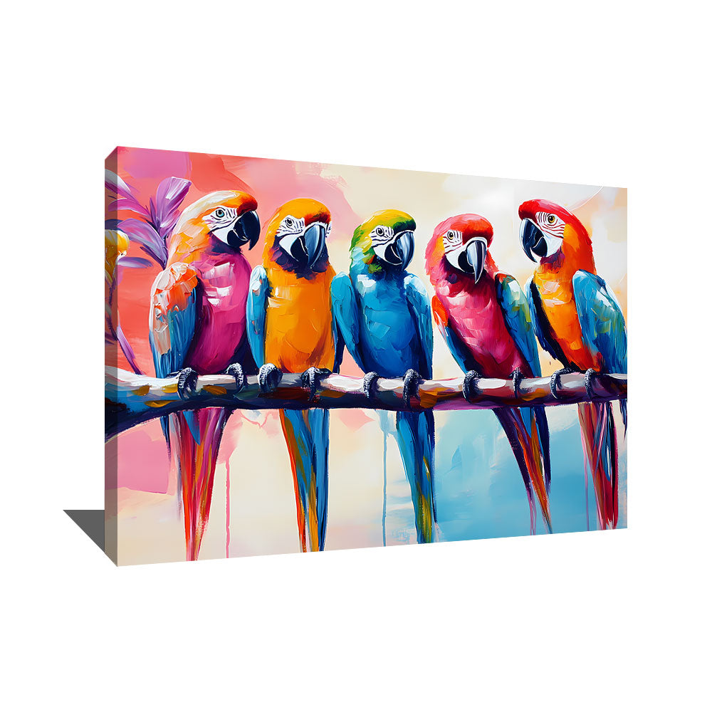 Tableau Perroquets