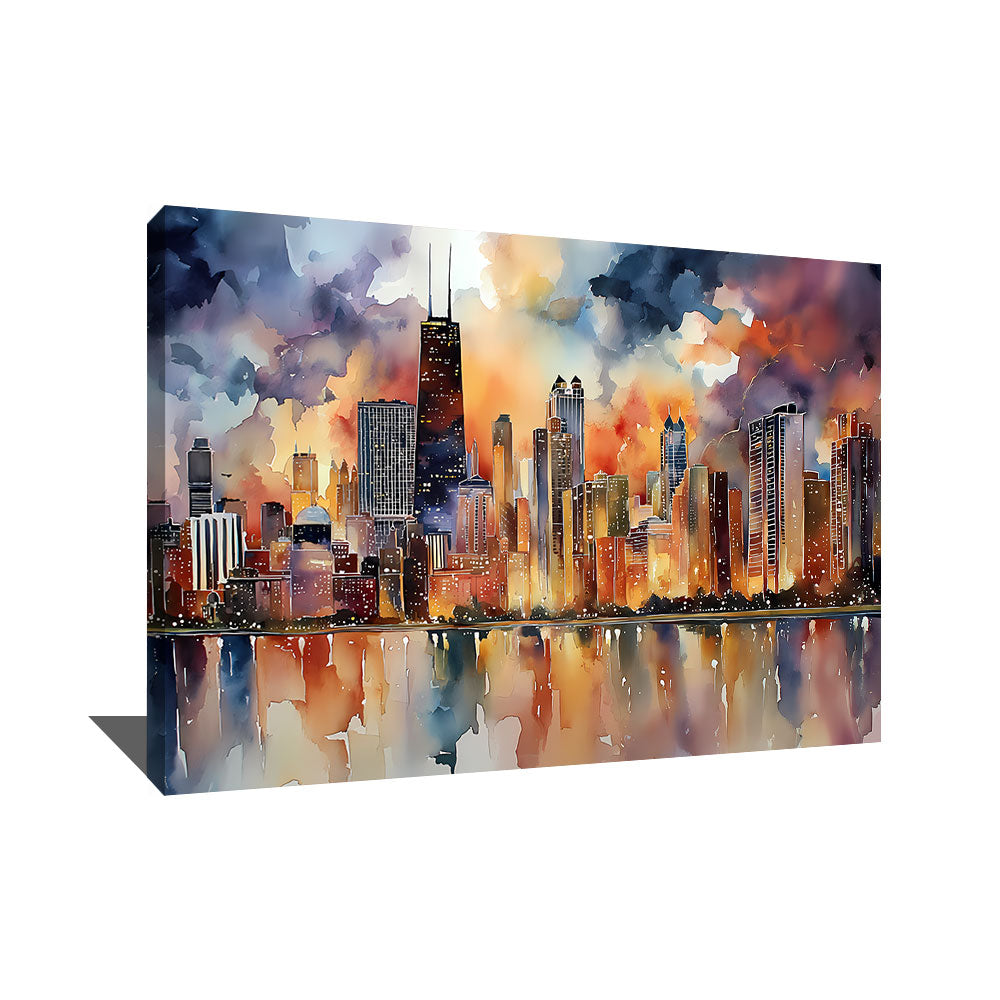 TABLEAU ABSTRAIT CHICAGO