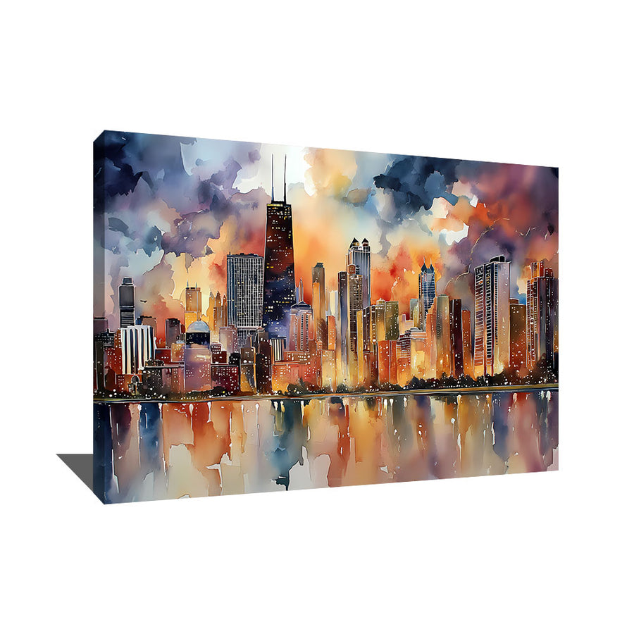 TABLEAU ABSTRAIT CHICAGO