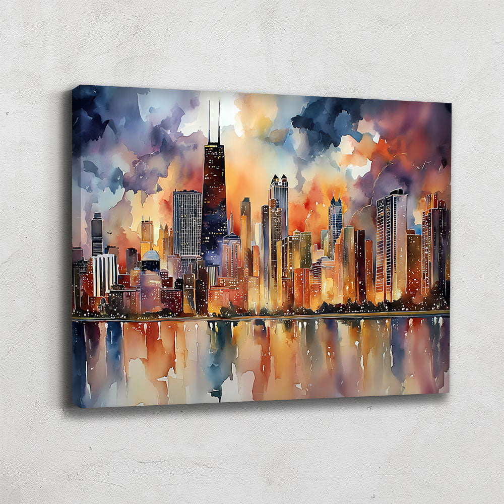 TABLEAU ABSTRAIT CHICAGO
