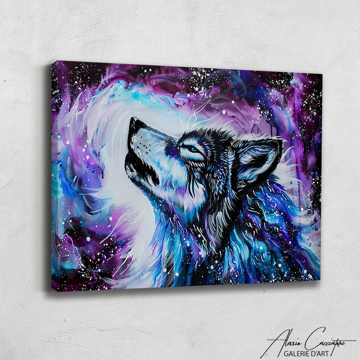 TABLEAU LOUP ABSTRAIT