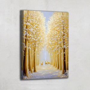 TABLEAU FORET ANIMAUX