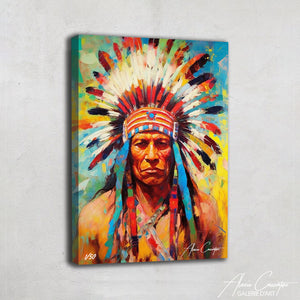 peinture chef indien