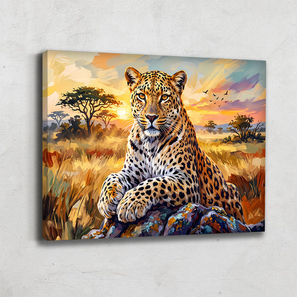 Grand Tableau Leopard