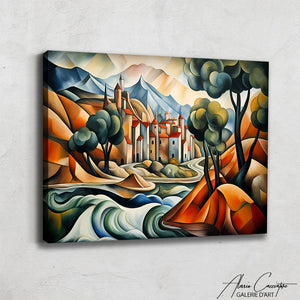 Peinture Cubisme Paysage
