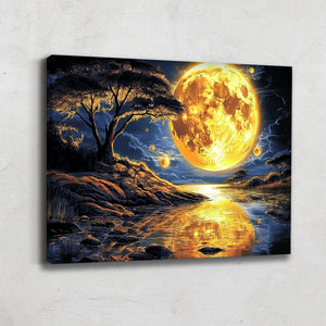 TABLEAU LUNE NOCTURNE