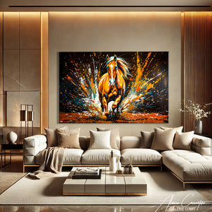 Toile Cheval Peinture