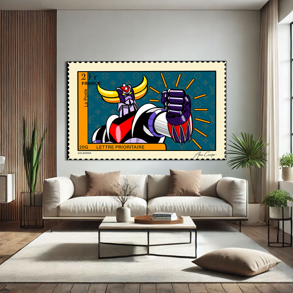 TABLEAU GOLDORAK MODERNE
