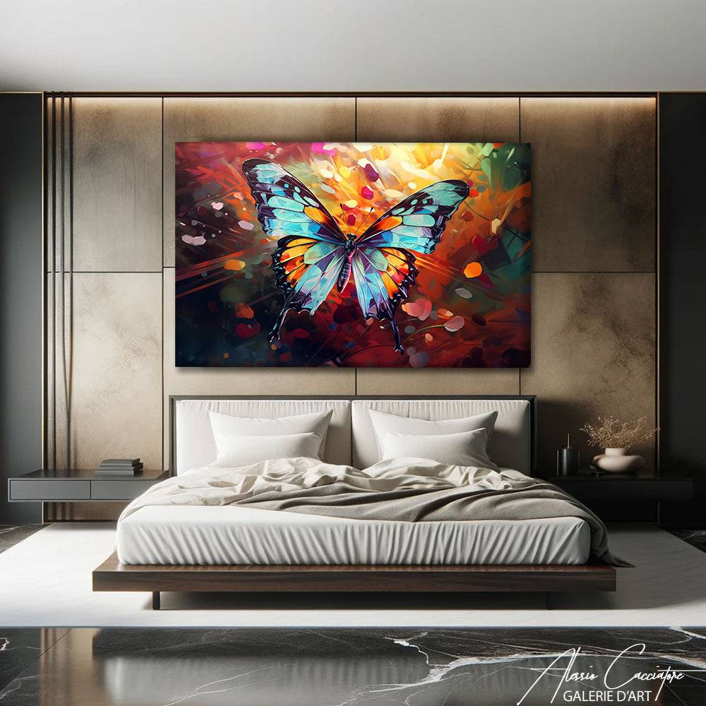 Peinture Papillon Symétrie