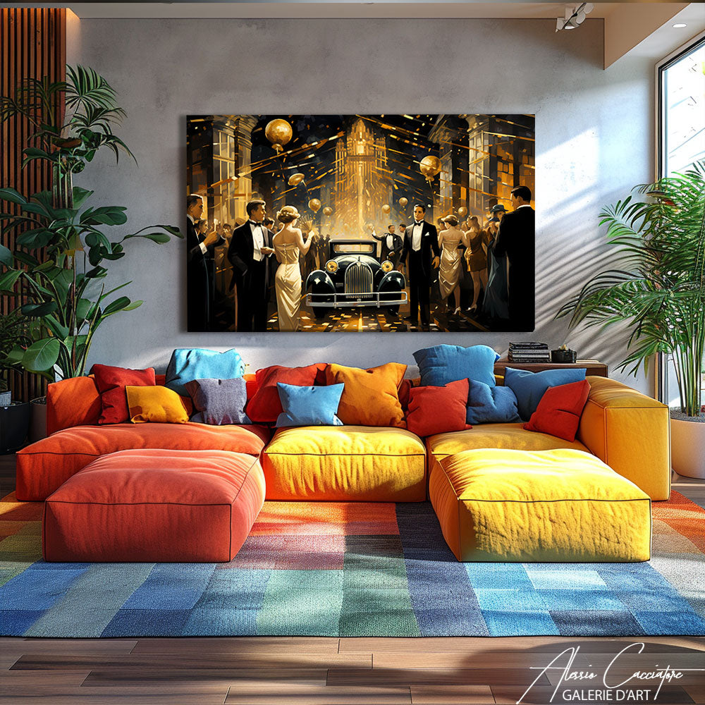 Art Deco Tableau Ethnique