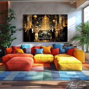 Art Deco Tableau Ethnique