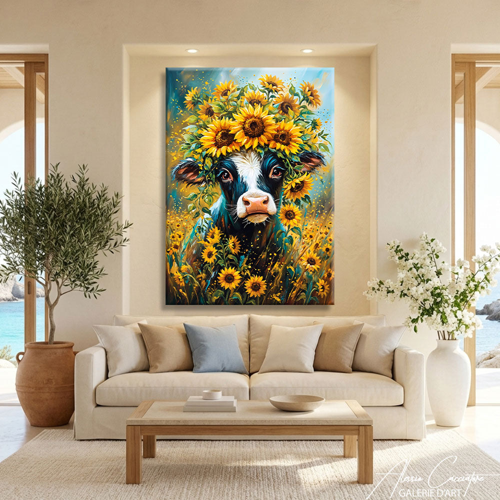 Peinture Peinture Vache