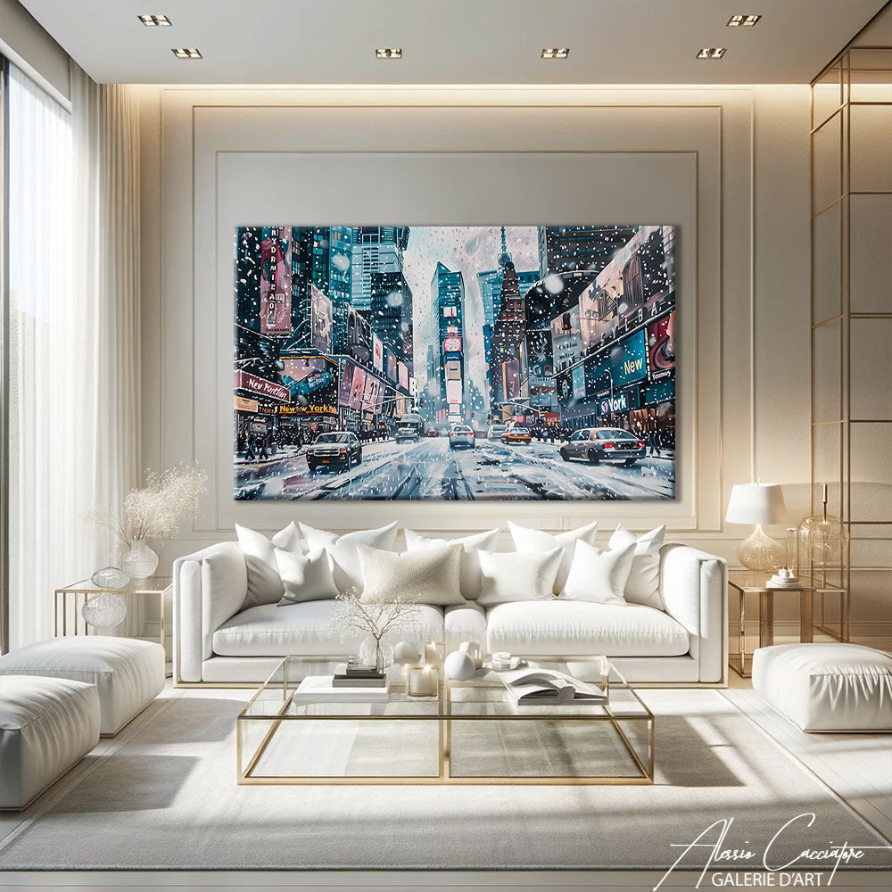tableau new york neige