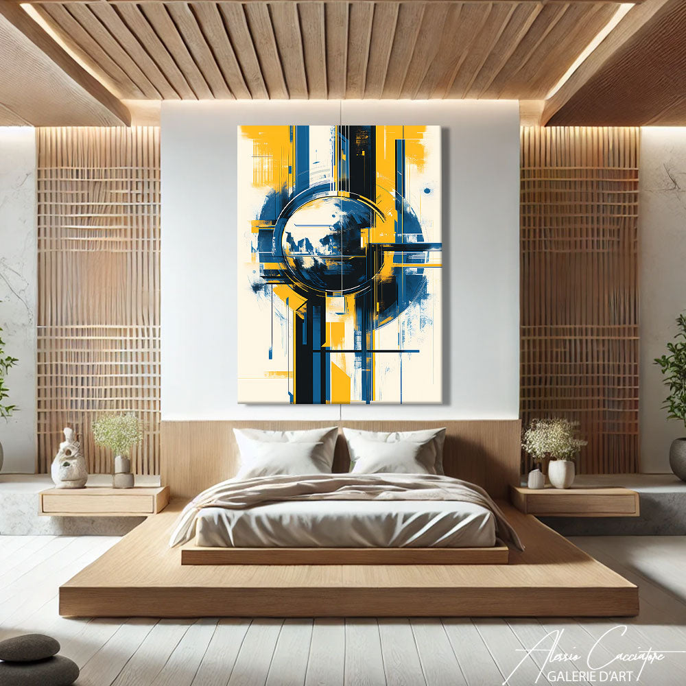 Tableau Aquarelle Moderne