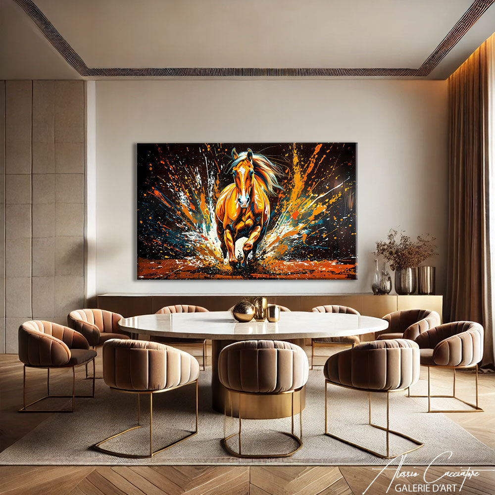 Toile Cheval Moderne
