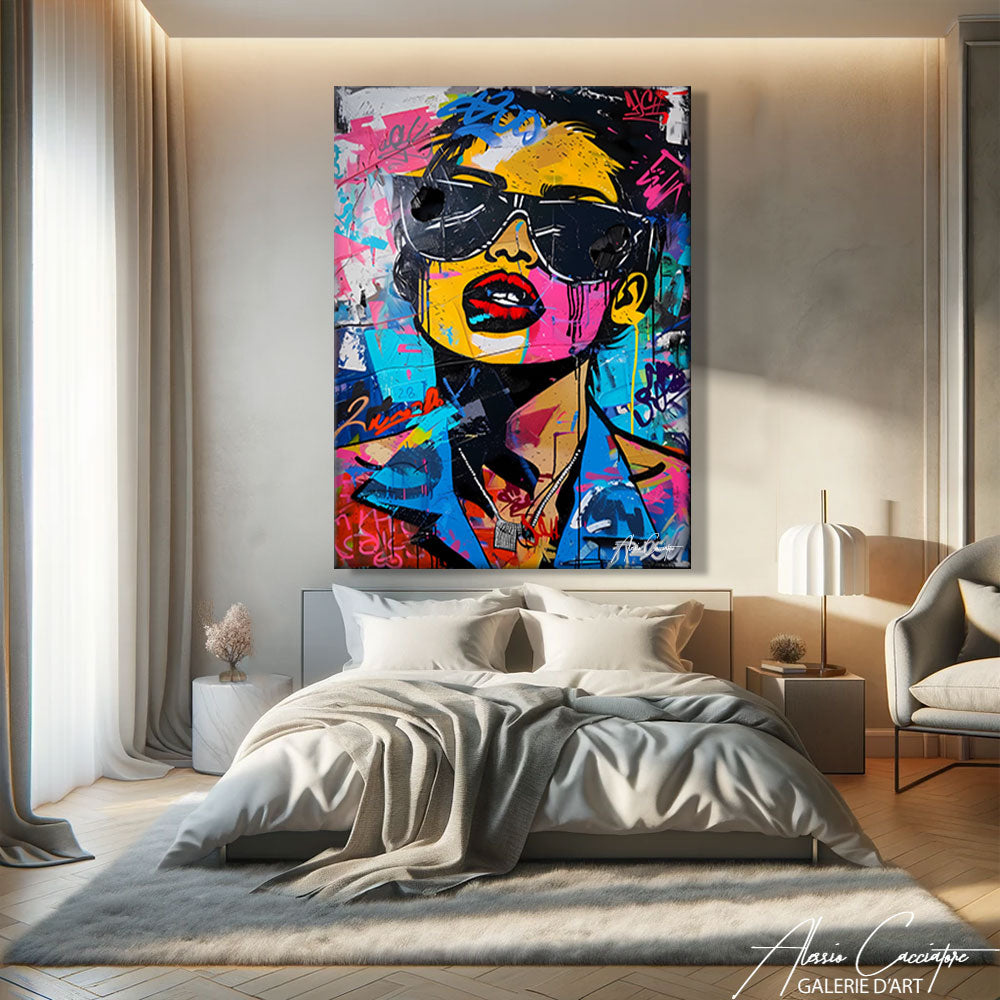 tableau street art portrait