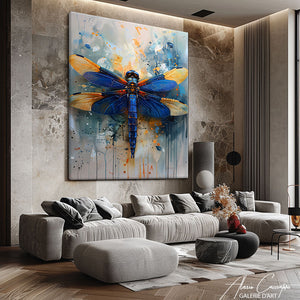Peinture Libellule Aquarelle
