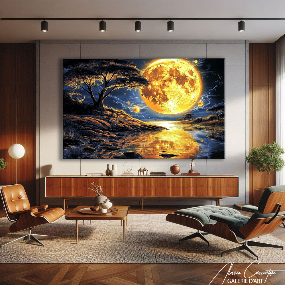 TABLEAU LUNE NOCTURNE