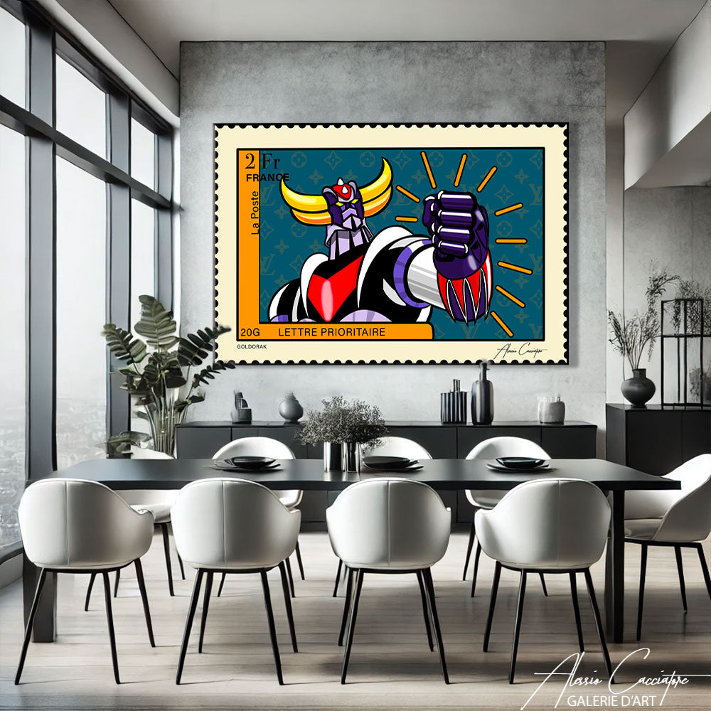 TABLEAU GOLDORAK ART
