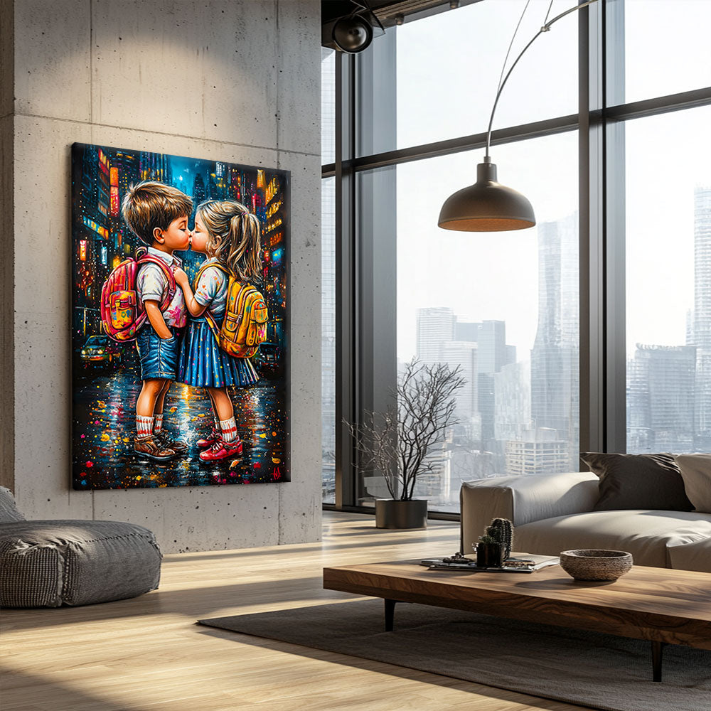 Peinture Couple Moderne
